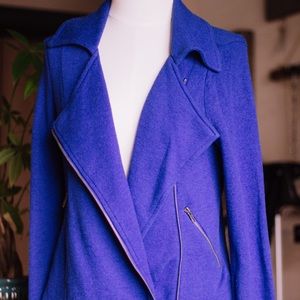 Urban Outfitters Royal Blue Motorcycle Jacket